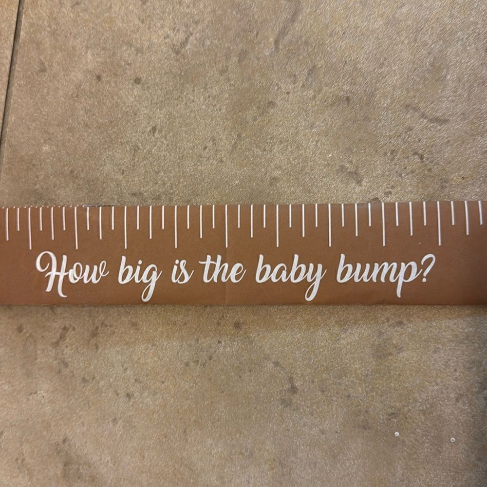 How Big is the Baby Bump Measuring Tape - NEVER USED - At Least 40 Feet